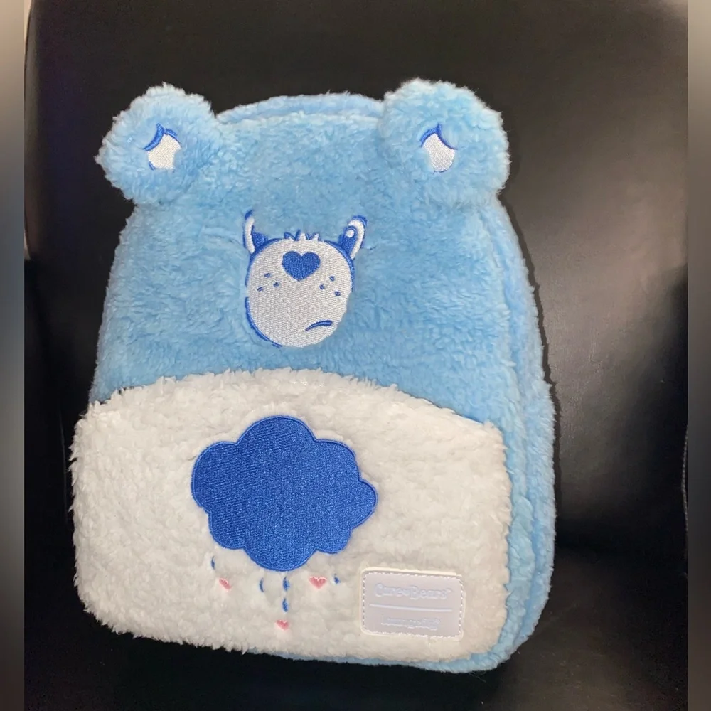 Loungefly Care Bear Backpack Grumpy - Picture 1 of 4